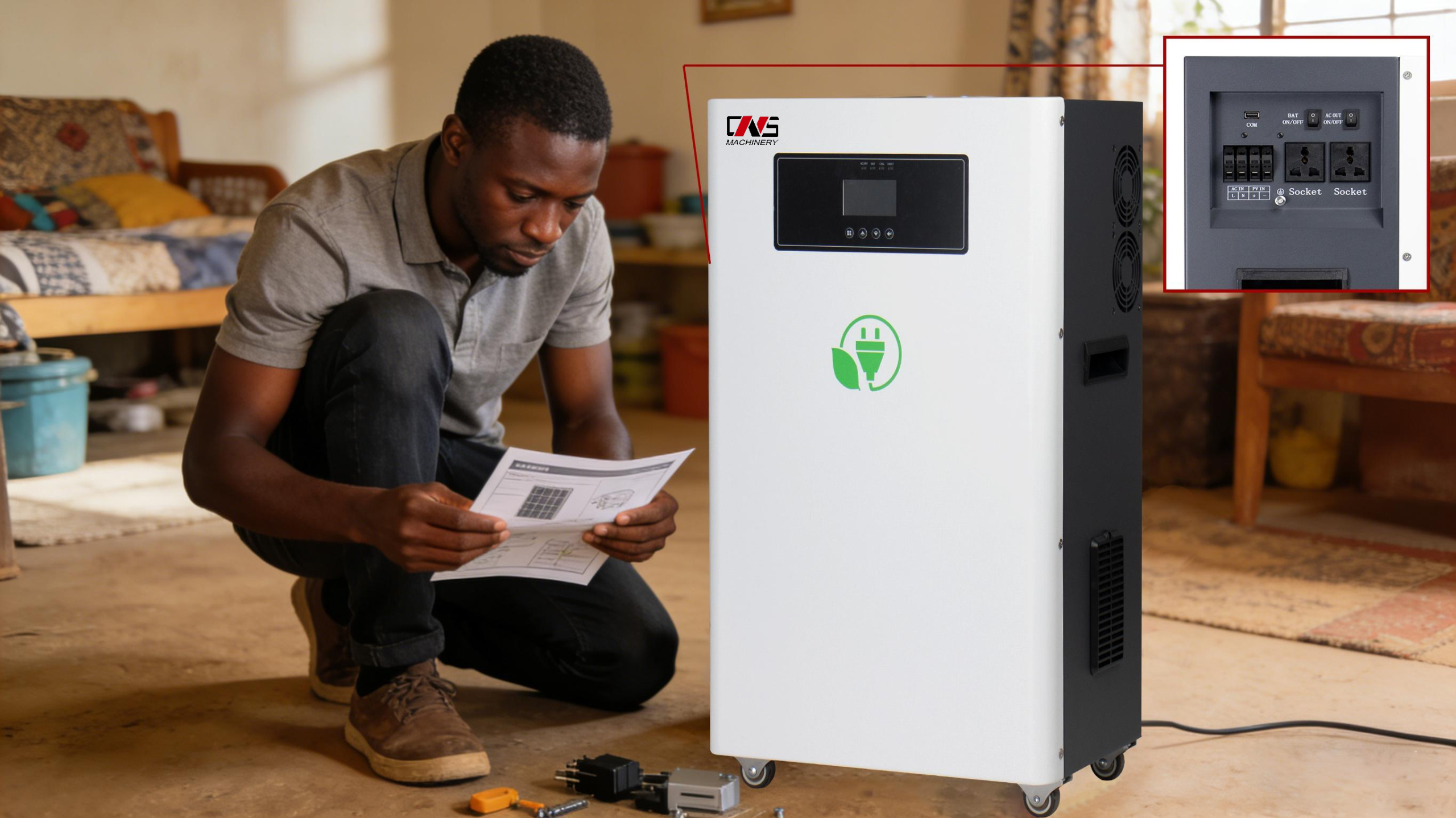 H4-N8-4200 8kWh Indoor All-in-One Solar Storage (Mobile) 图片31